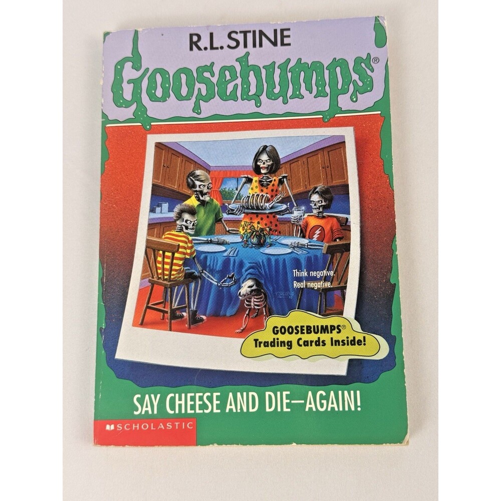 Vintage 1996 Goosebumps 44 Say Cheese and Die Again First Printing R.L. Stine
